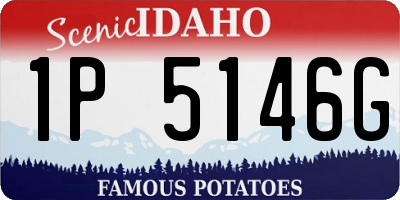 ID license plate 1P5146G