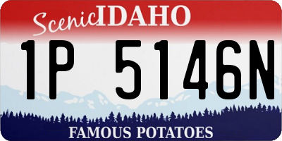 ID license plate 1P5146N