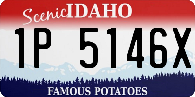 ID license plate 1P5146X