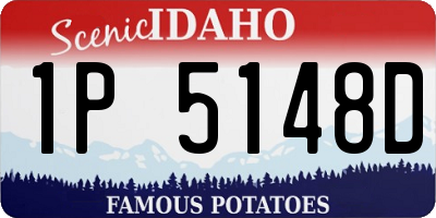 ID license plate 1P5148D