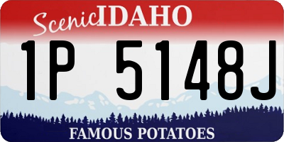 ID license plate 1P5148J