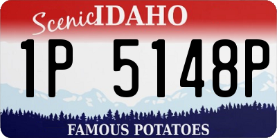 ID license plate 1P5148P