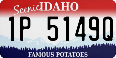 ID license plate 1P5149Q