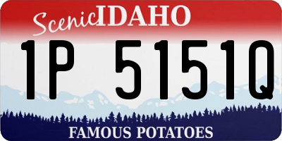 ID license plate 1P5151Q