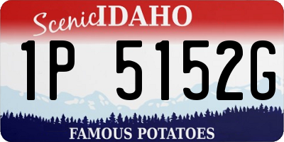 ID license plate 1P5152G