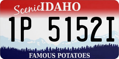ID license plate 1P5152I