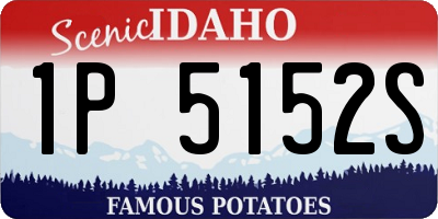 ID license plate 1P5152S