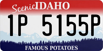 ID license plate 1P5155P