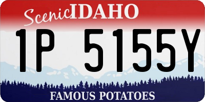 ID license plate 1P5155Y