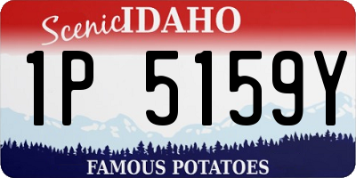 ID license plate 1P5159Y
