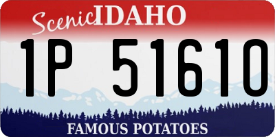 ID license plate 1P5161O