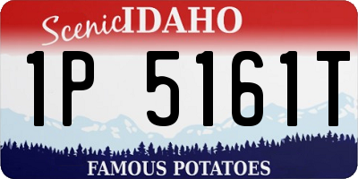 ID license plate 1P5161T