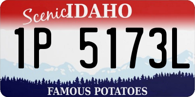 ID license plate 1P5173L