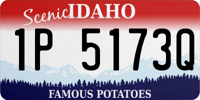 ID license plate 1P5173Q