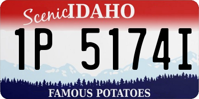 ID license plate 1P5174I