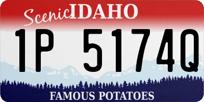 ID license plate 1P5174Q