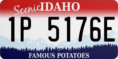 ID license plate 1P5176E