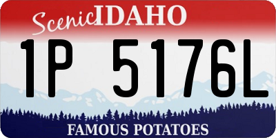 ID license plate 1P5176L