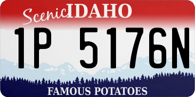 ID license plate 1P5176N