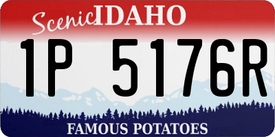 ID license plate 1P5176R