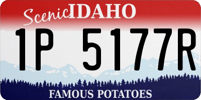 ID license plate 1P5177R