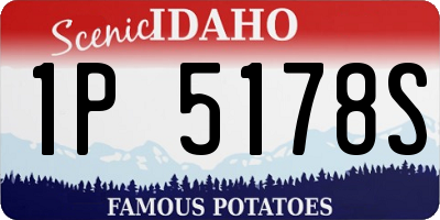 ID license plate 1P5178S
