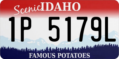 ID license plate 1P5179L