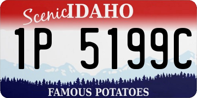 ID license plate 1P5199C