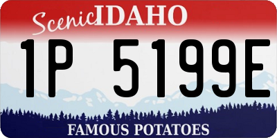 ID license plate 1P5199E