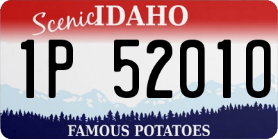 ID license plate 1P5201O
