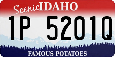 ID license plate 1P5201Q