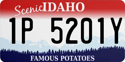 ID license plate 1P5201Y