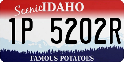ID license plate 1P5202R