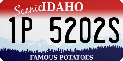 ID license plate 1P5202S