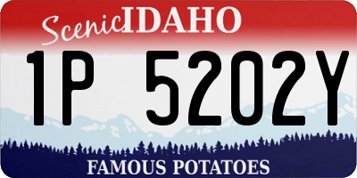 ID license plate 1P5202Y