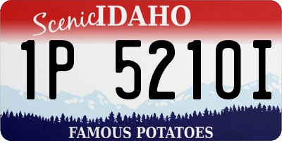 ID license plate 1P5210I