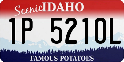 ID license plate 1P5210L