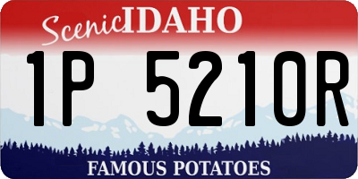 ID license plate 1P5210R