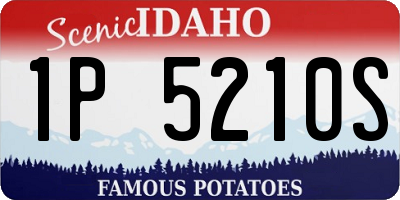 ID license plate 1P5210S