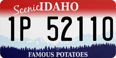 ID license plate 1P5211O