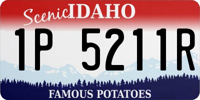 ID license plate 1P5211R