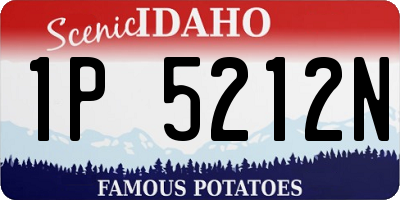 ID license plate 1P5212N