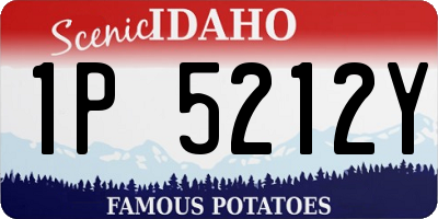 ID license plate 1P5212Y