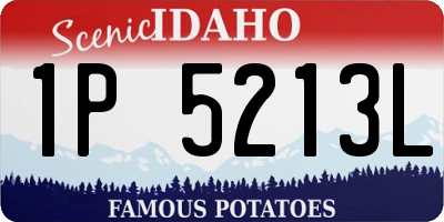 ID license plate 1P5213L