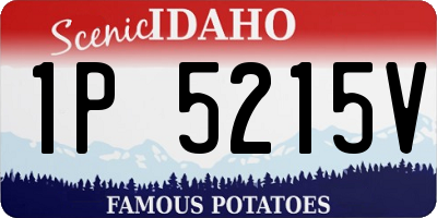 ID license plate 1P5215V