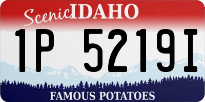 ID license plate 1P5219I