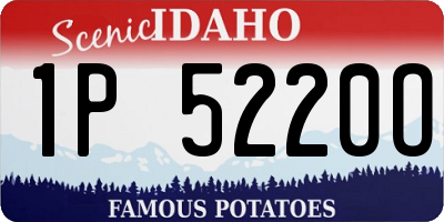 ID license plate 1P5220O