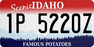 ID license plate 1P5220Z