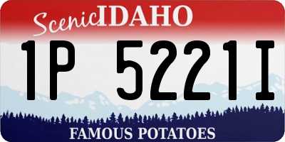 ID license plate 1P5221I