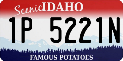 ID license plate 1P5221N